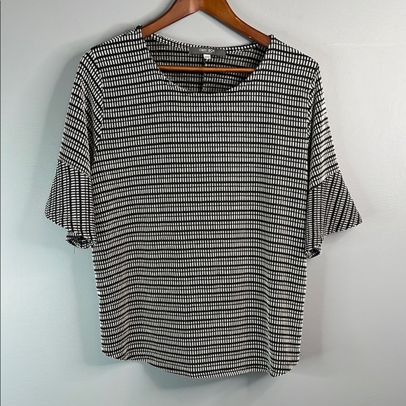 ✨Coin 1804 Black and White Gingham Blouse - Picture 10 of 10